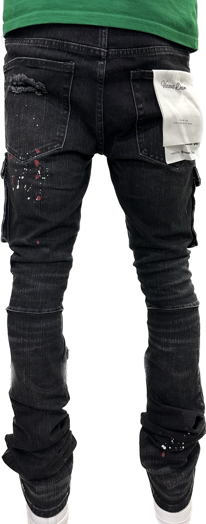 VICIOUS DENIM VC218 CHROME BLACK