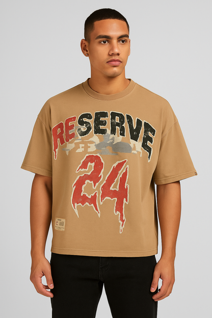 RESERVE BURNED KHAKI T