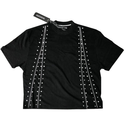HUDSON ZIPPERS TEE 596-BLACK