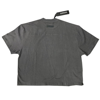 HUDSON ZIPPERS TEE 596-GREY