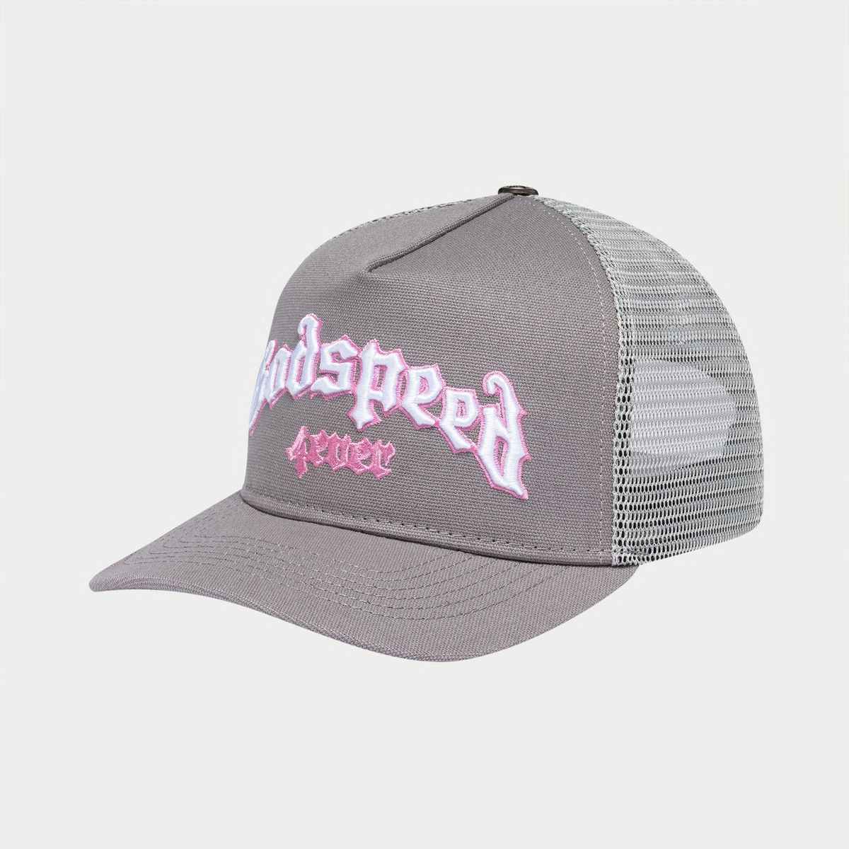 GODSPEED GS Forever Trucker Hat (Grey/Pink)