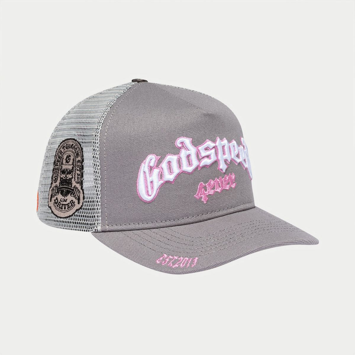 GODSPEED GS Forever Trucker Hat (Grey/Pink)