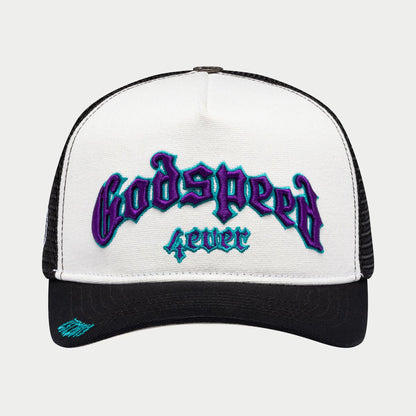 GODSPEED GS Forever Trucker Hat (TERAL/White/Black/Purple)