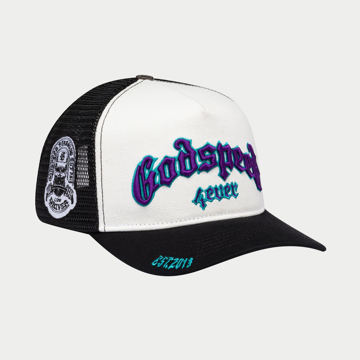 GODSPEED GS Forever Trucker Hat (TERAL/White/Black/Purple)