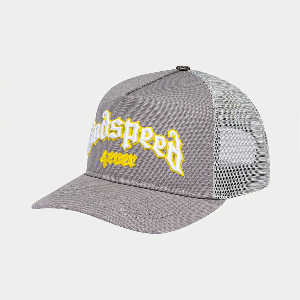 GODSPEED GS Forever Trucker Hat (Grey/Yellow)