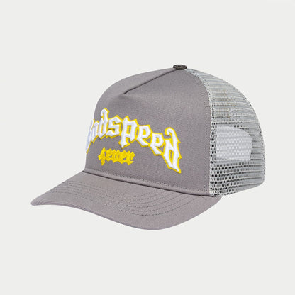 GODSPEED GS Forever Trucker Hat (Grey/Yellow)