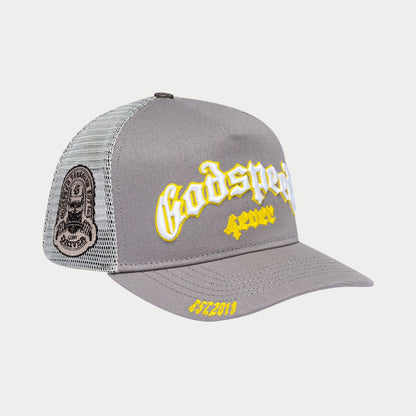 GODSPEED GS Forever Trucker Hat (Grey/Yellow)