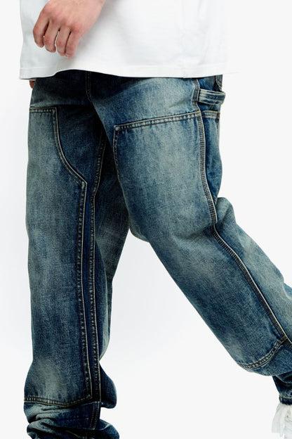 VALABASAS Mr. Straight - VLBS-VJ6-1009 Medium Wash