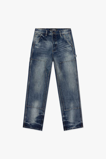 VALABASAS Mr. Straight - VLBS-VJ6-1009 Medium Wash