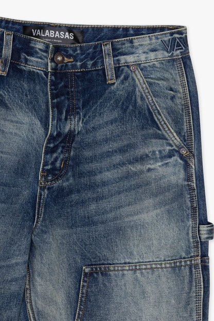 VALABASAS Mr. Straight - VLBS-VJ6-1009 Medium Wash