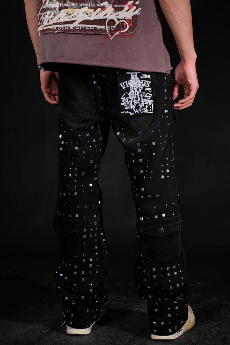 VICIOUS DENIM VC921 BLACK