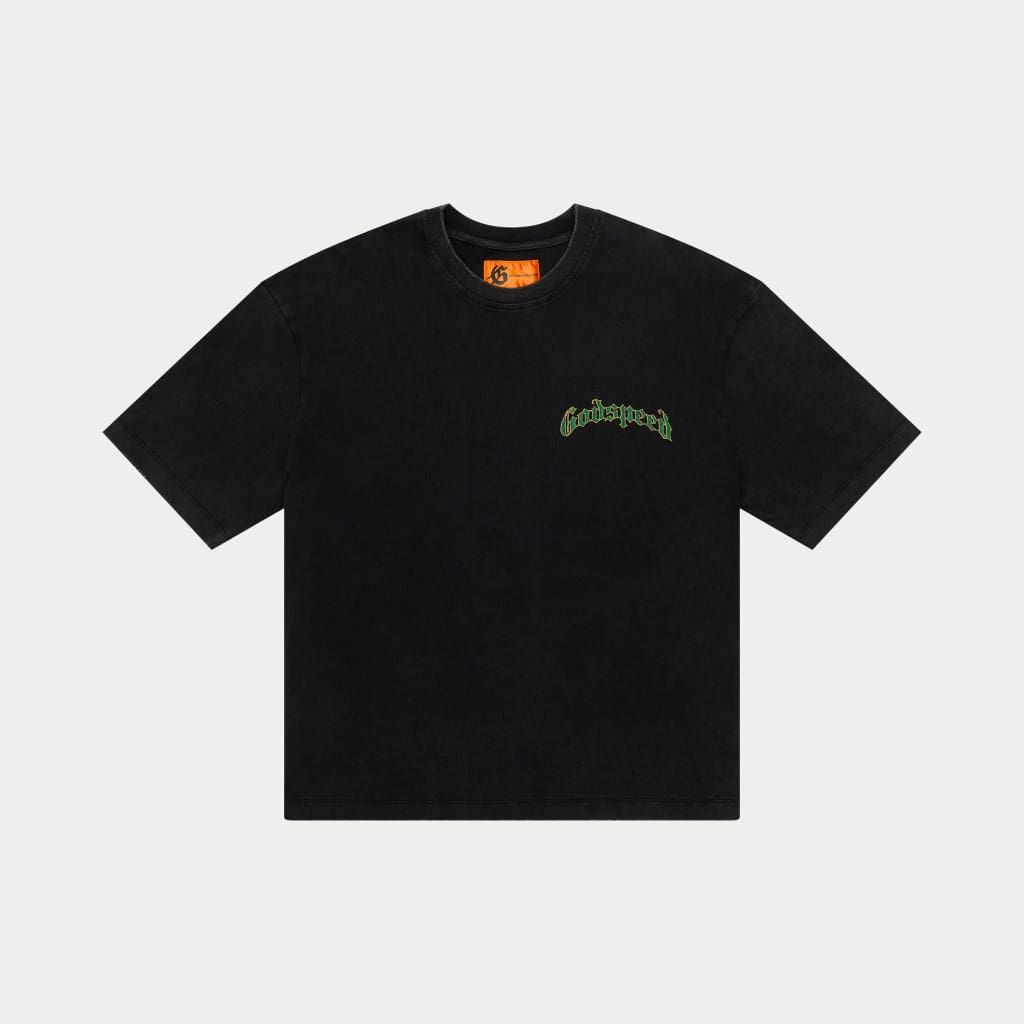 GOD SPEED Balaclava Szn T-Shirt (Black wash)