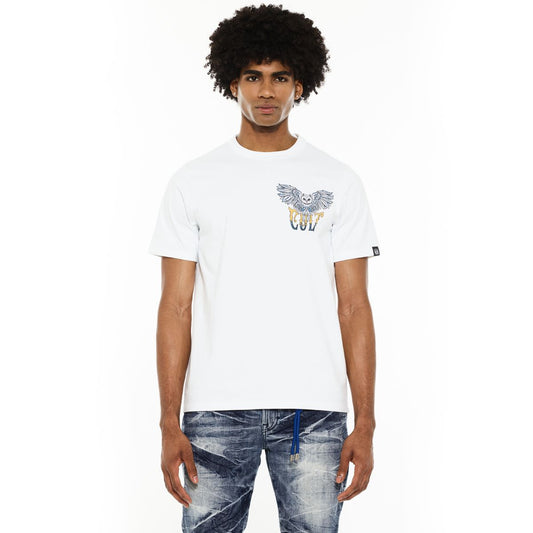 CULT  Short Sleeve Crew Neck Tee 'Owl' 625B7-K45A