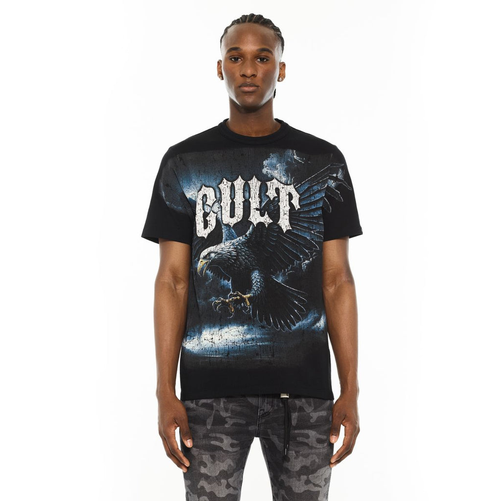 CULT Short Sleeve Crew Neck Tee 'Eagle' 625B7-K33A