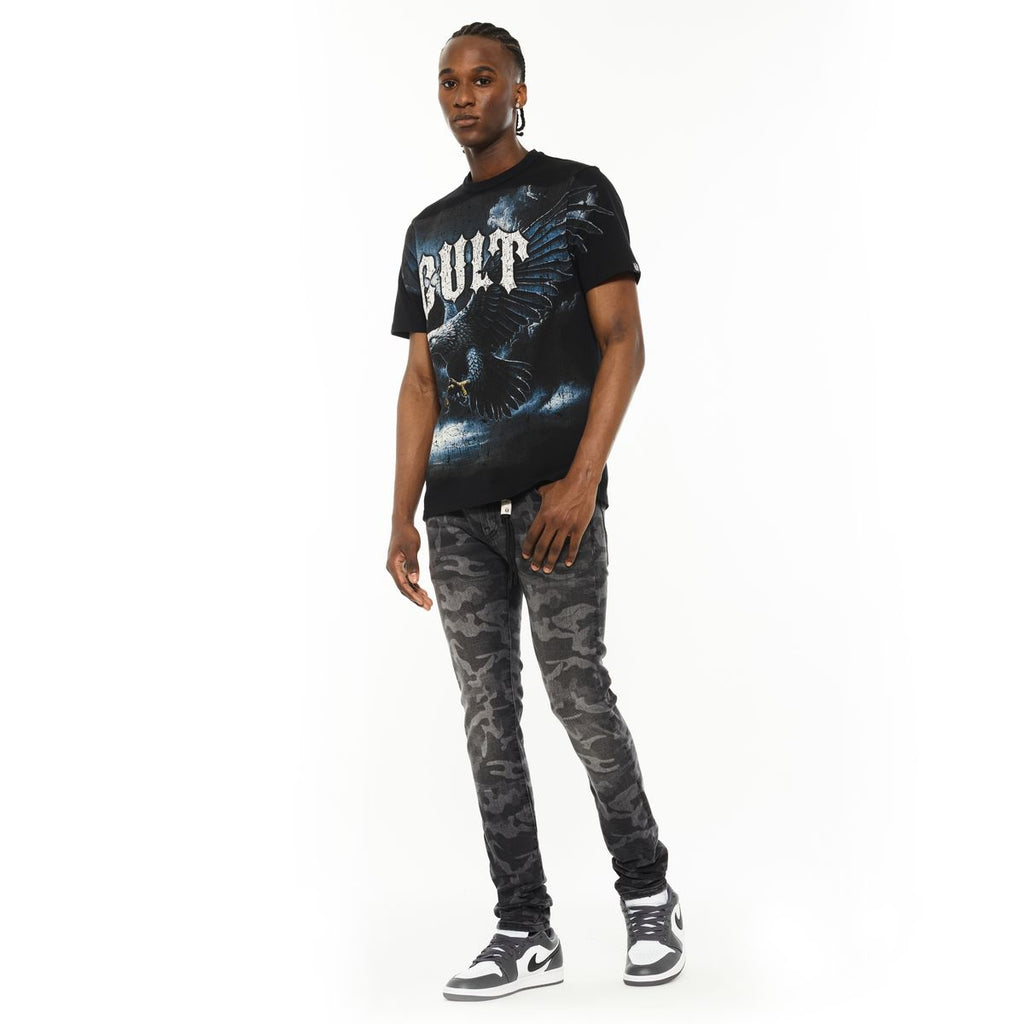 CULT Short Sleeve Crew Neck Tee 'Eagle' 625B7-K33A