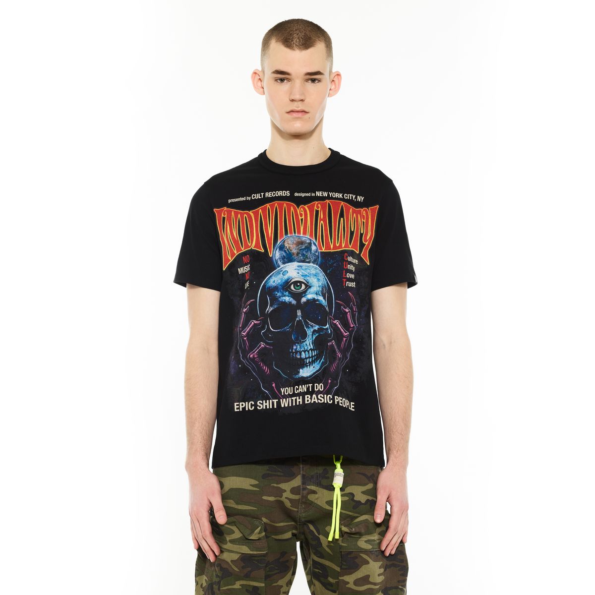 CULT Short Sleeve Crew Neck Tee 'Psychedelic' 625B7-K49A
