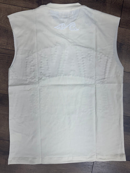 MR WAVE PARADISE CUT OFF TEE MR-7006 (Cream)