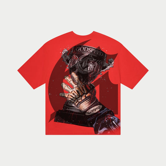 GOD SPEED F1 WORLD CUP RED T SHIRT