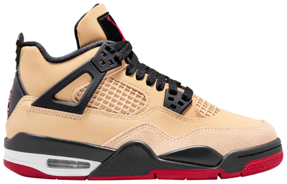 AIR JORDAN 4 RETRO (GS) SESAME/NOIR/BLANC/ROUGE FEU IH2094-200