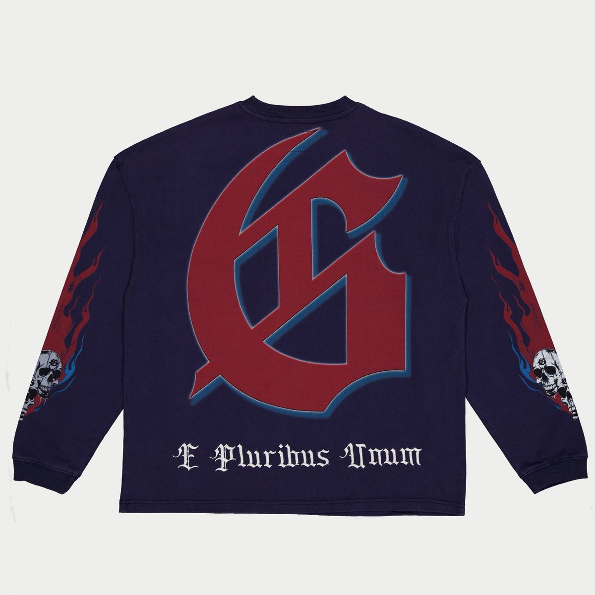 Godspeed Checkmate LS T-Shirt (Navy)