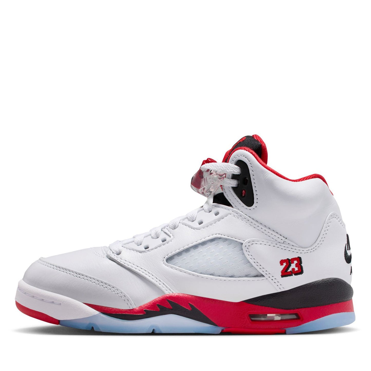 Air Jordan 5 Retro OG (GS) White/Fire Red-Black (HQ7980-101)
