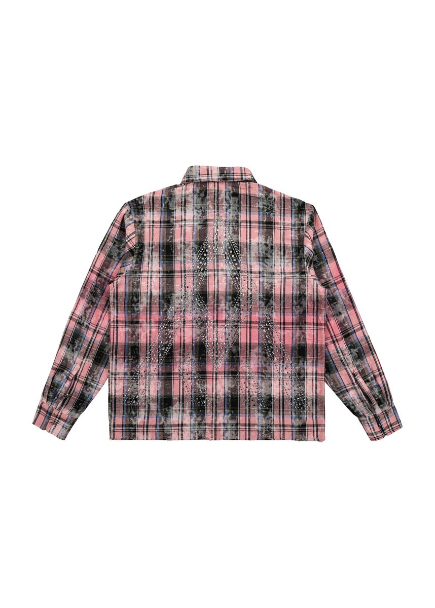 PAPER MONEY Rhinestone Flannel (BH3058S) - Pink