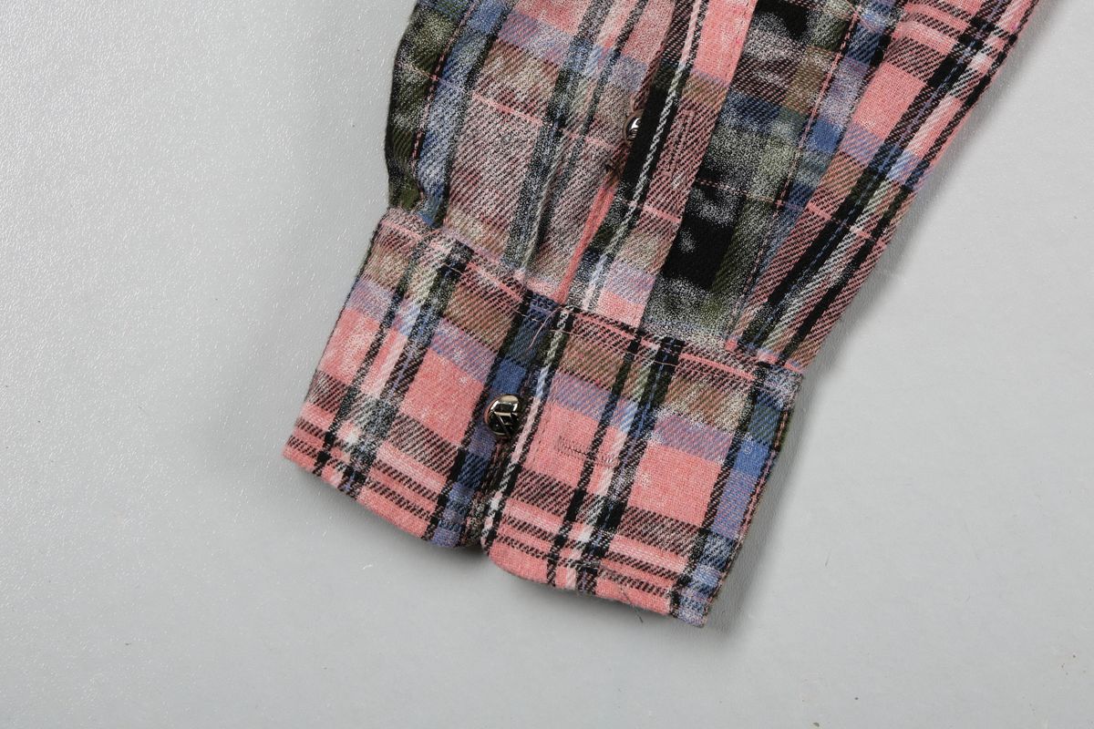 PAPER MONEY Rhinestone Flannel (BH3058S) - Pink