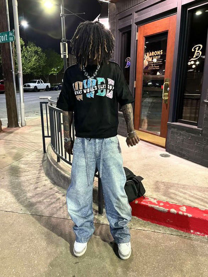 UNDEVELOPED Azul Rhinestone Denim