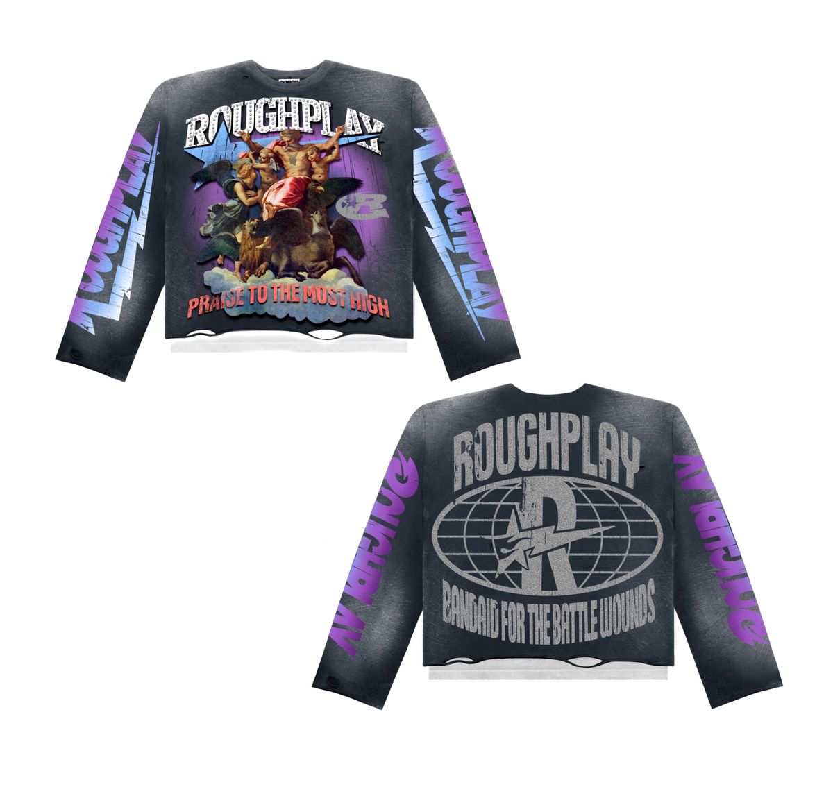 ROUGHPLAY Praise To The Most High Long Sleeve (Grey)