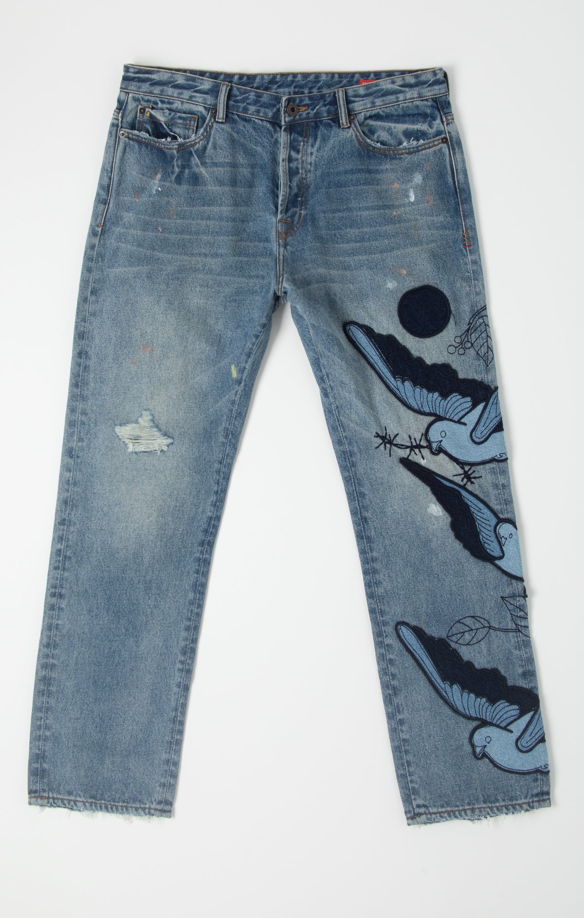C41-8101 Flock Jean BLDG4 Faded Wash