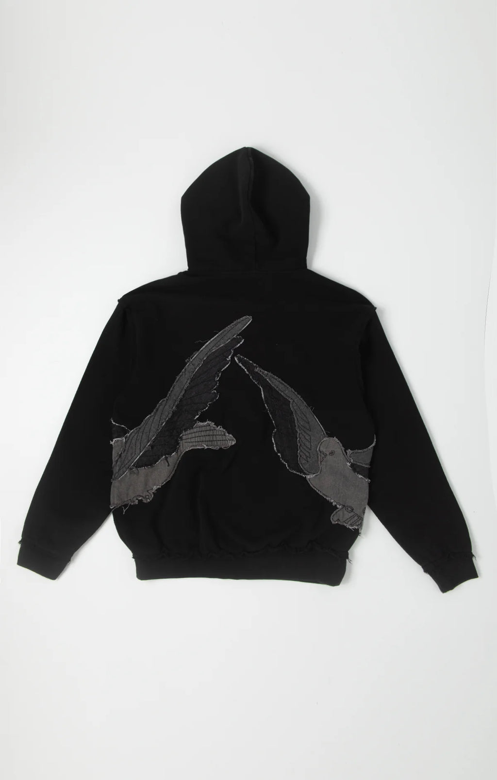 C41-8302 Night Hoodie BLDG4 Vintage Black