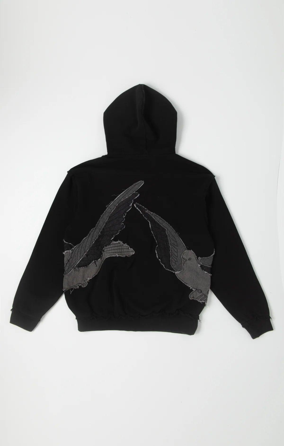 C41-8302 Night Hoodie BLDG4 Vintage Black