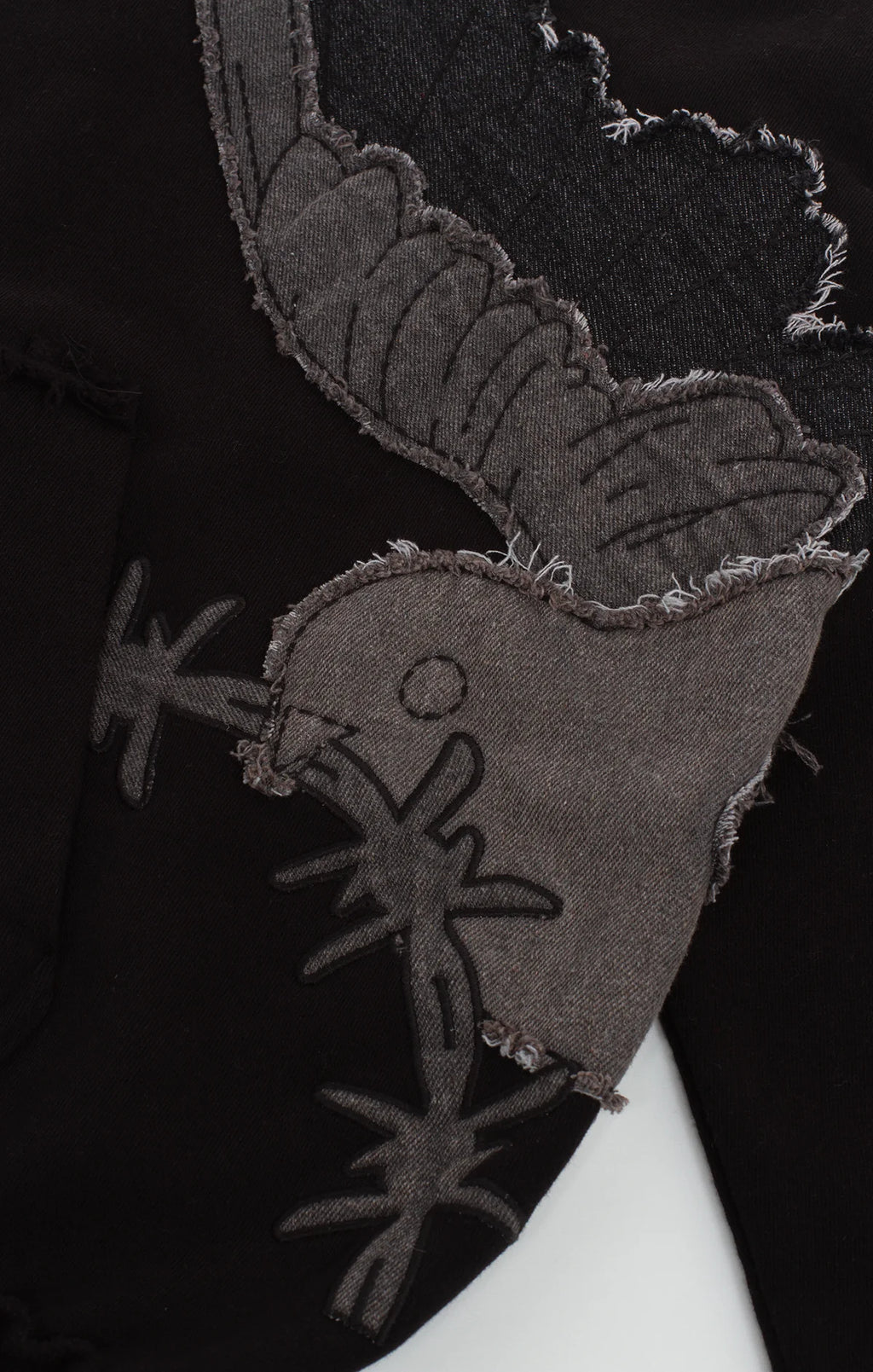 C41-8302 Night Hoodie BLDG4 Vintage Black