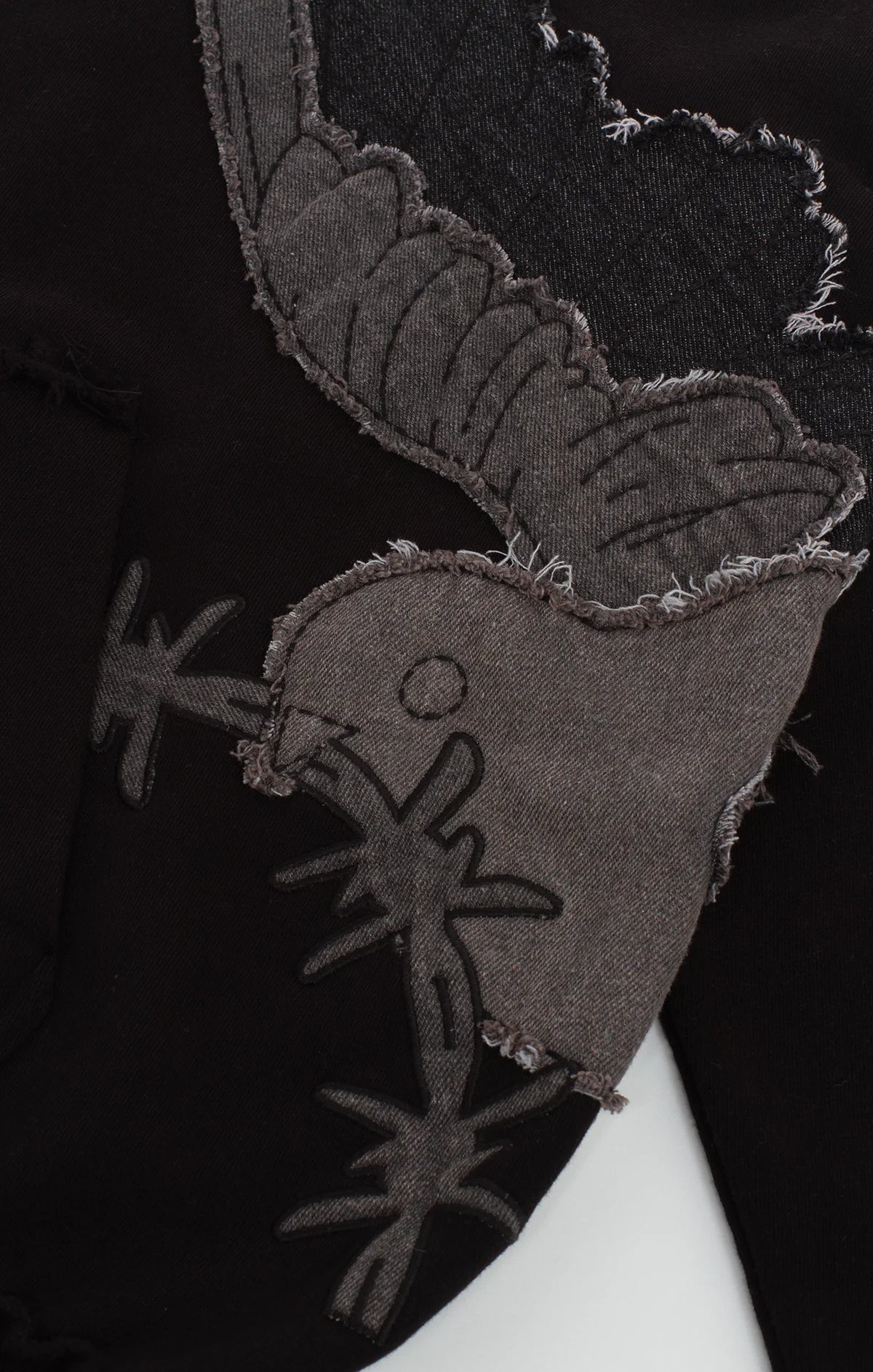 C41-8302 Night Hoodie BLDG4 Vintage Black
