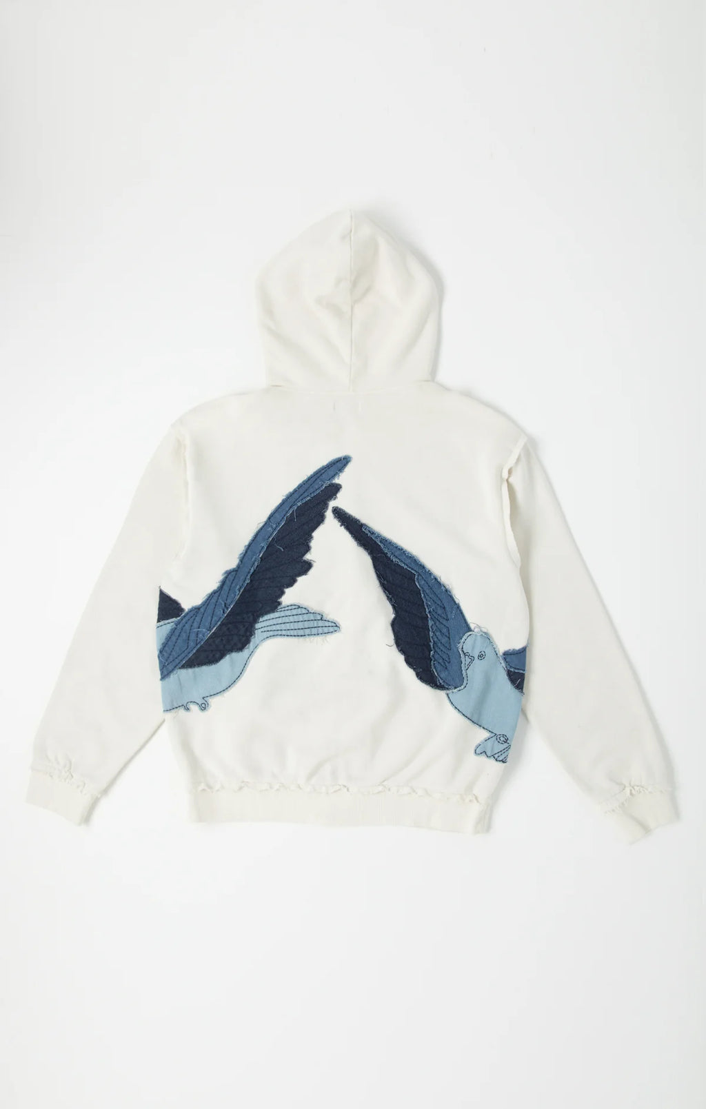 C41-8302 Night Hoodie BLDG4 Vintage whisper WHITE c41-8302-WHT