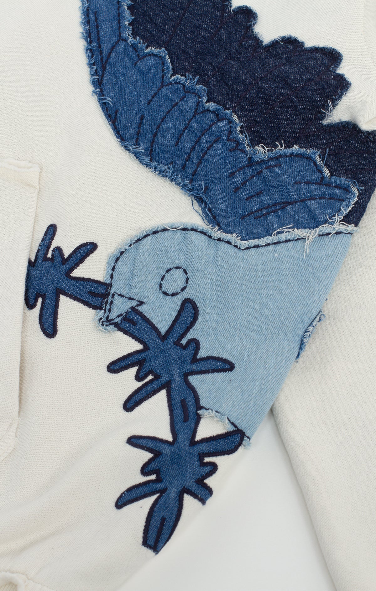 C41-8302 Night Hoodie BLDG4 Vintage whisper WHITE c41-8302-WHT