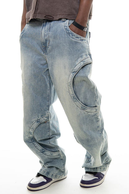 OMAVI Baggy Denim Jean - Light Vintage