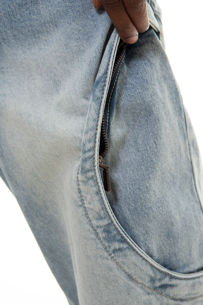 OMAVI Baggy Denim Jean - Light Vintage