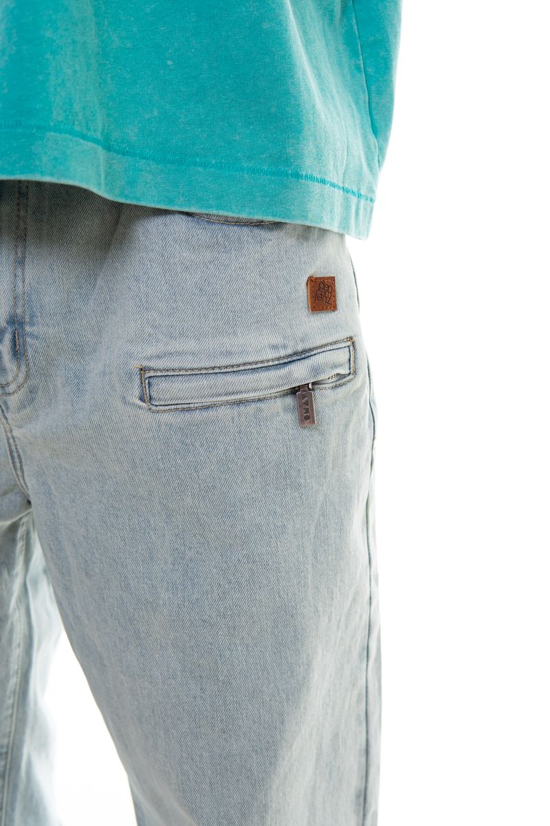 OMAVI Baggy Denim Jean - Natural Blue