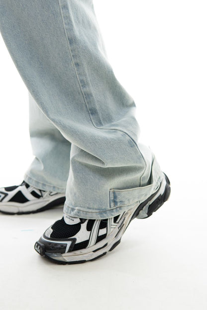 OMAVI Baggy Denim Jean - Natural Blue