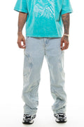 OMAVI Baggy Denim Jean - Natural Blue