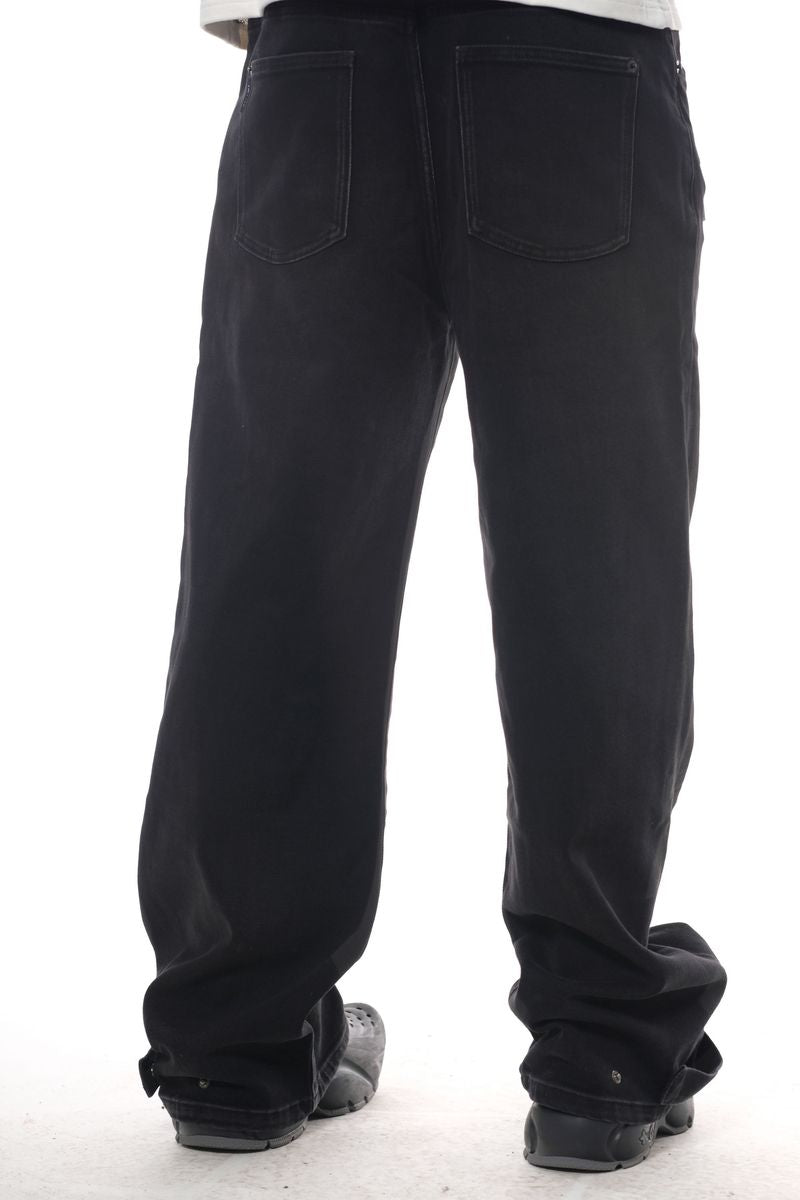 OMAVI Baggy Denim Jean - Black