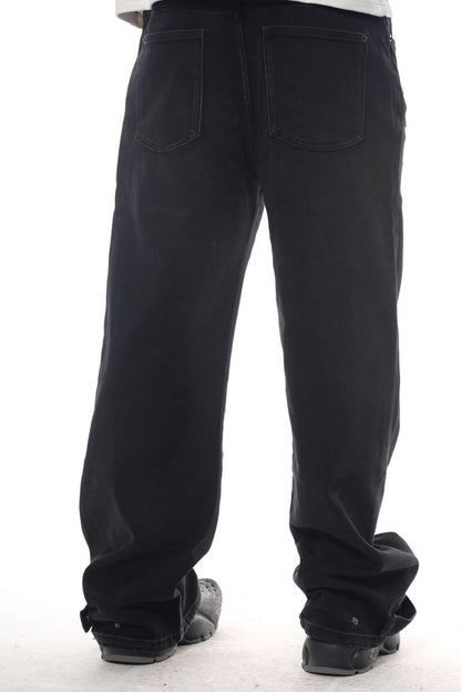 OMAVI Baggy Denim Jean - Black