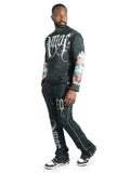 Frost  Amor Jogging Set - Black  F4226-BLK