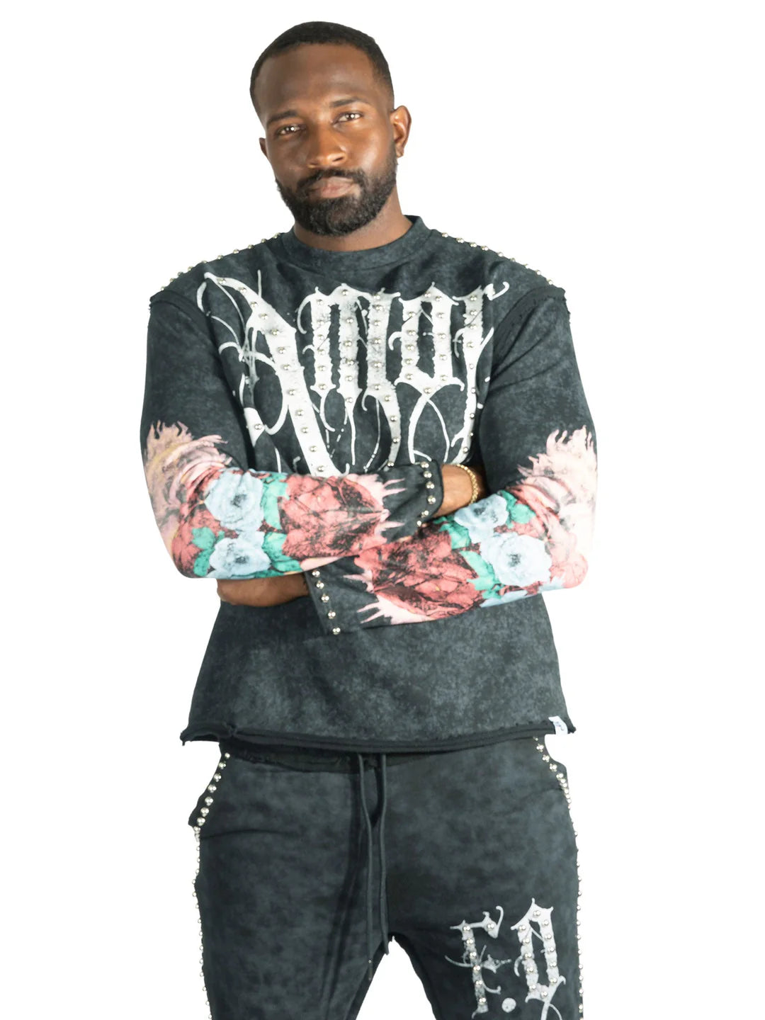 Frost  Amor Jogging Set - Black  F4226-BLK