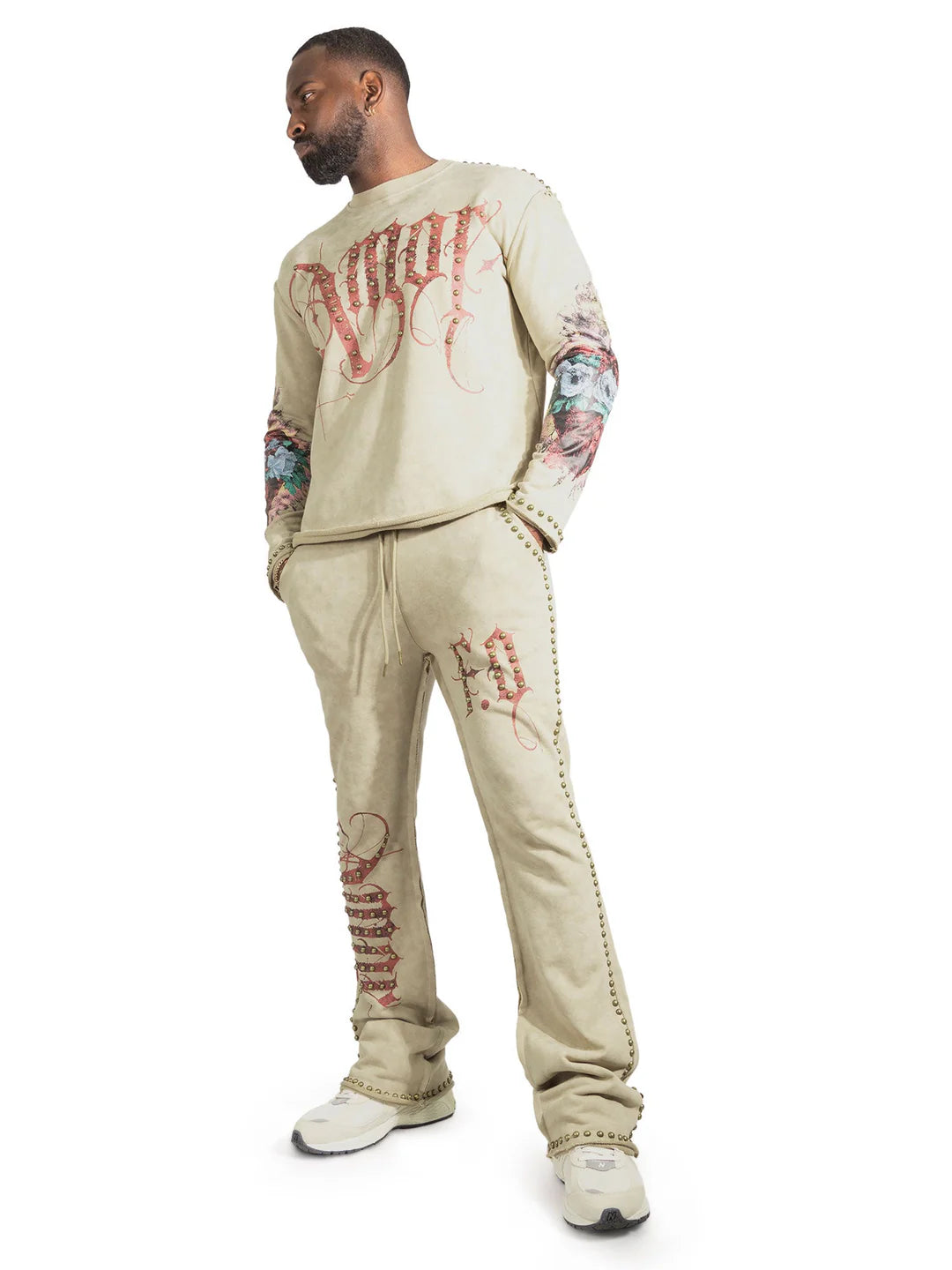 Frost   Amor Jogging Set - Khaki  F4226-KHA