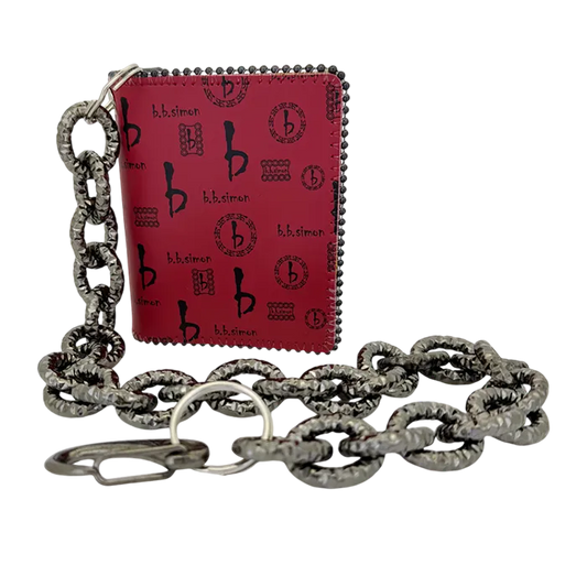 B.B SIMON WALLET/CHAIN WAL-R53-LT.SIAM-BF-CH9