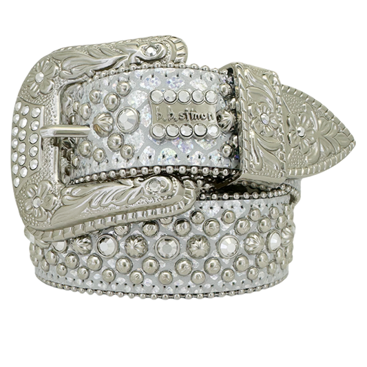 BB.SIMON BELT Trojan-Silver/Chrome(380-K32-CHROME-SF)