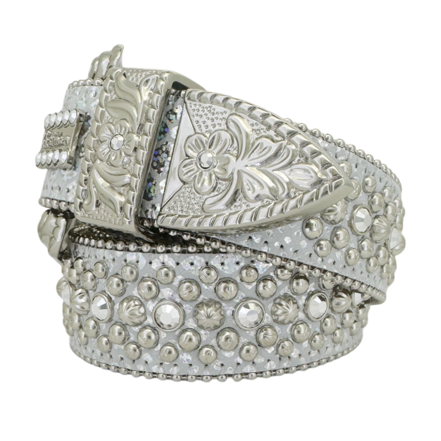 BB.SIMON BELT Trojan-Silver/Chrome(380-K32-CHROME-SF)