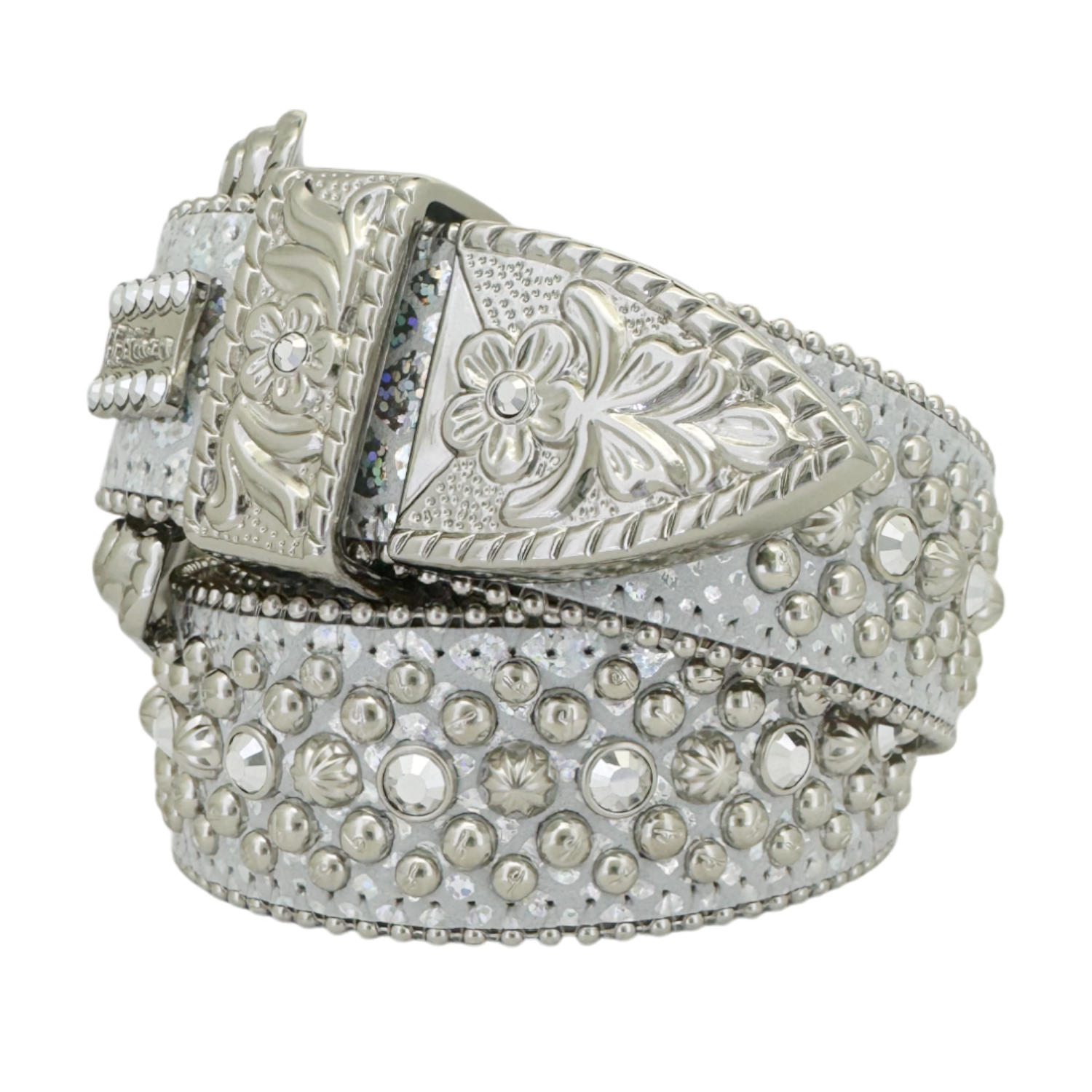 BB.SIMON BELT Trojan-Silver/Chrome(380-K32-CHROME-SF)